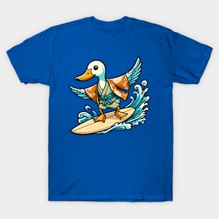 Surfing duck T-Shirt